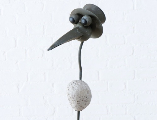 Штекер садовый "Птички чакки", металлические, серые, 120 см (2 шт.), Boltze фото 6