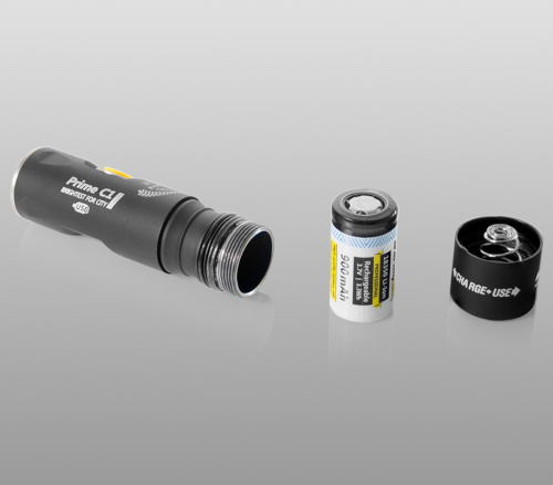 Фонарь светодиодный Armytek Prime C1 Pro Magnet USB+18350, 980 лм, теплый свет, аккумулятор фото 11