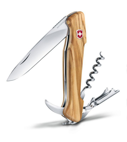 Нож Victorinox Wine Master, 130 мм, 6 функций, оливковое дерево, 0.9701.64 фото 3