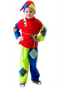 Карнавальный костюм "Скоморох", 5-7 лет, Бока