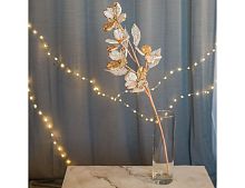 Декоративная ветка НЕЖНАЯ МАГНОЛИЯ, текстиль, 72 см, Winter Deco