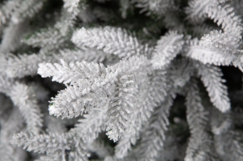 Искусственная ель Персея в снегу с вплетенной гирляндой, Crystal Trees фото 8