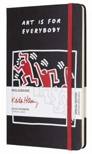 Блокнот Moleskine Keith Haring Large Limited Edition, в линейку