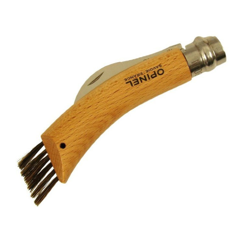 Нож грибника Opinel №8, рукоять бук, блистер фото 3