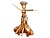 Ёлочная игрушка ТАНЕЦ 'ЗОЛОТОЙ СОБЛАЗН' (танцовщица с серебряным головным убором), полистоун, 12 см, Goodwill