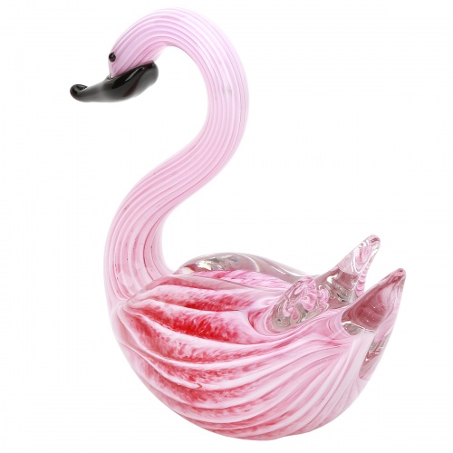 Фигурка Розовый лебедь 17,5*16,5 см фото 2