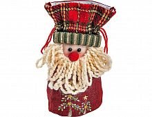 Мешочек для подарков Шотландское Рождество "- д"ед Мороз 20 см (Mister Christmas)