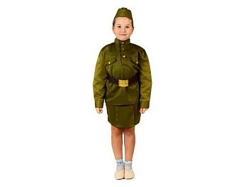 Детская военная форма СОЛДАТОЧКА Люкс, на рост 104-116 см, 3-5 лет, Бока