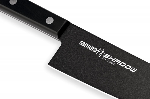 Набор из 3 ножей Samura Shadow с покрытием Black-coating, AUS-8, ABS пластик фото 15