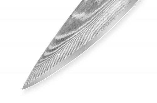 Нож Samura Damascus Шеф, 20 см, G-10, дамаск 67 слоев фото 4