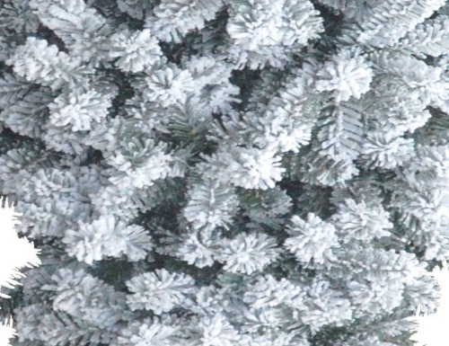 Подвесная ель "Ньюарк", зелёная заснеженная, PVC, A Perfect Christmas фото 3