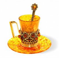 Кофейная чашка "Визирь" из янтаря, 31003a