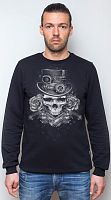 Свитшот мужской"Steampunk Skull"