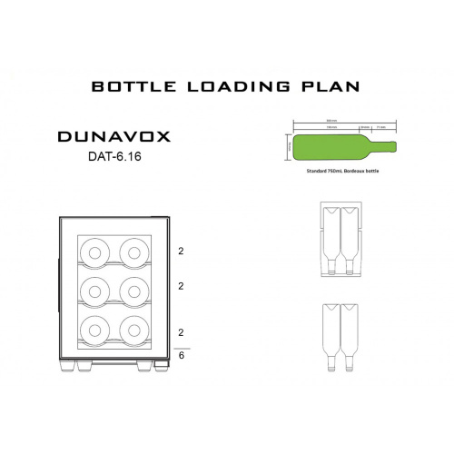 Винный шкаф Dunavox DAT-6.16C фото 2