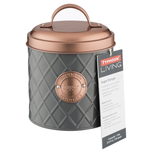 Емкость для хранения сахара copper lid 1 л фото 2
