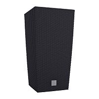 Кашпо для цветов Prosperplast Rato Square 37+91,5л, антрацит