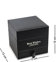 WG-88-A Коробка подарочная «Best wishes» цв.черн.