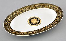 Овальное блюдо "Сабина" 22 см Leander, красный; белый