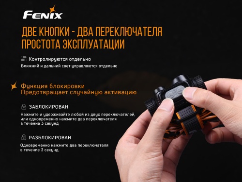 Фонарь светодиодный налобный Fenix HM65R, 1400 лм, аккумулятор фото 15