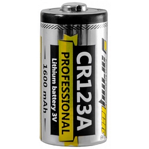 Батарея Armytek CR123A lithium 1600mAh, PTC защита