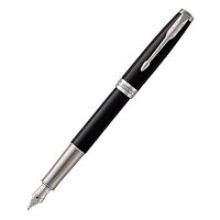 Parker Sonnet Core - LaqBlack СT, перьевая ручка, F, BL