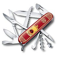 Нож Victorinox Huntsman LE 2019, 91 мм, 16 функций, красный, Year of the Pig" (подарочная упаковка)"