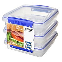 Набор контейнеров для сэндвичей Klip IT (3 шт) 450 мл