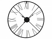 Настенные часы LOFT STYLE металлические, чёрные, 57 см, батарейки, Boltze