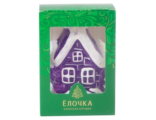 Елочная игрушка "Домик с елкой", Елочка фото 5