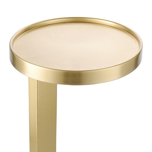 Столик приставной yanis, D25,5 см, золотой фото 5
