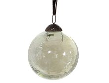 Ёлочный шар "Кониферо", прозрачное стекло, SHISHI