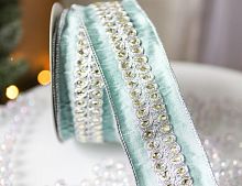Декоративная лента COLLANA INVERNALE, 1000х6 см, Kaemingk