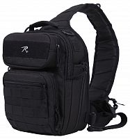 Тактический однолямочный рюкзак Rothco Compact (черный)