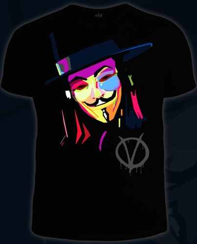 Мужская футболка"Анонимус Поп-Арт" фото 3