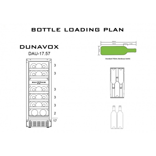 Винный шкаф Dunavox DAU-17.57 фото 4