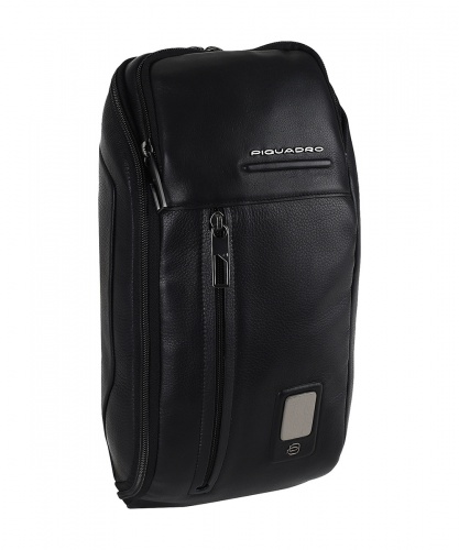Рюкзак Piquadro Acron, с одним плечевым ремнем, черный, 35x18x9 см фото 4