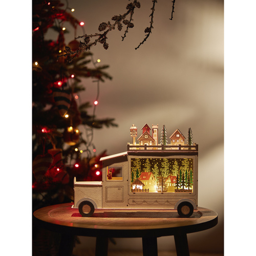 Декор новогодний с подсветкой festive truck из коллекции new year essential фото 8