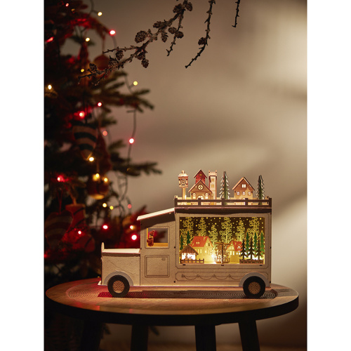 Декор новогодний с подсветкой festive truck из коллекции new year essential фото 6