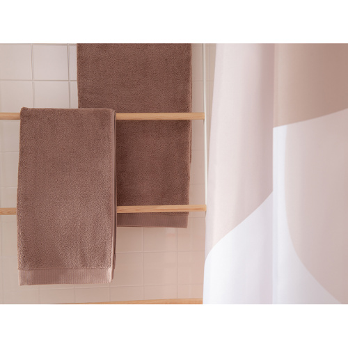 Полотенце банное коричневого цвета из коллекции essential, 90х150 см фото 6
