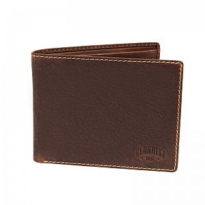 Бумажник Klondike Yukon, коричневый, 13х2,5х10 см