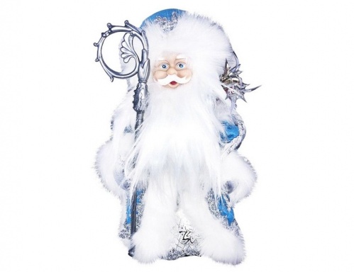 Дед Мороз в голубой шубе, анимация, звук, 30 см, Новогодняя сказка