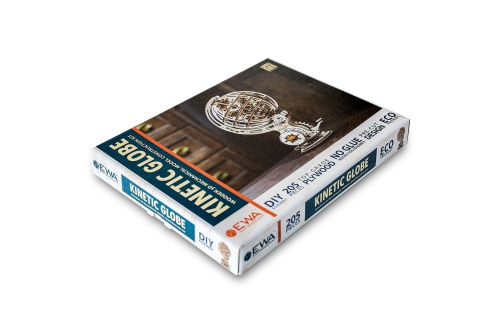 Конструктор деревянный 3D EWA Кинетический глобус фото 5