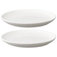 Набор из двух тарелок белого цвета из коллекции kitchen spirit