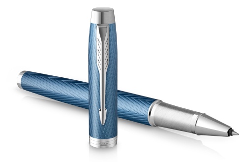 Parker IM Premium - Blue Grey CT, ручка-роллер, F фото 3
