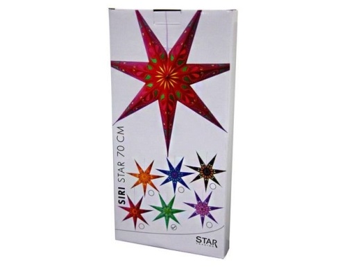 Подвесная звезда плафон "Сири", 70 см, белый кабель, цоколь Е14., STAR trading фото 2