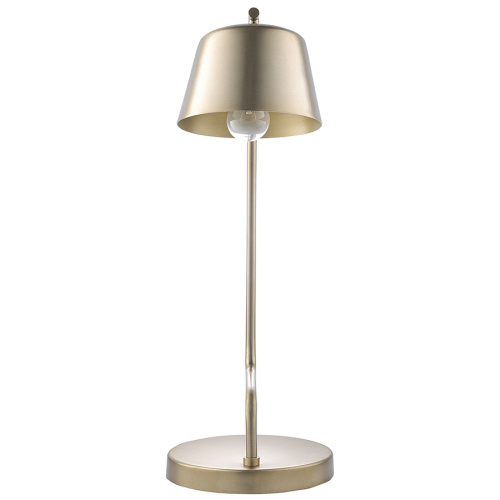Лампа настольная enkel mon, D20,5х57 см, золотистая фото 6