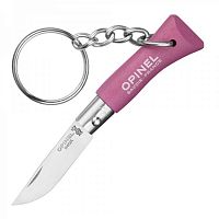 Нож-брелок Opinel №2, розовый