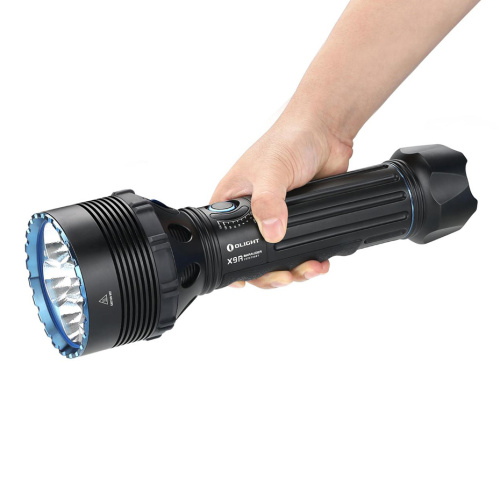 Фонарь светодиодный поисковой Olight X9R Marauder CW холодный (Комплект) фото 8