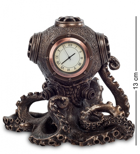 WS-189 Статуэтка-часы в стиле Стимпанк "Осьминог"
