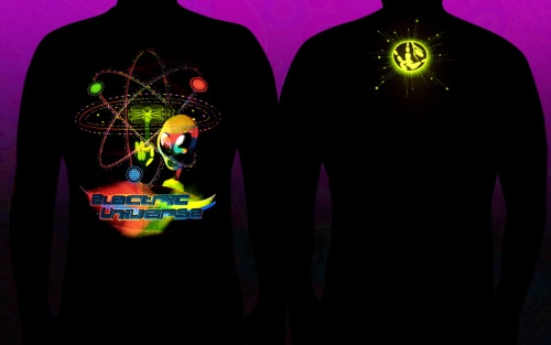 Мужская футболка"ELECTRIC UNIVERSE" фото 2